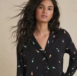 Maeve Anthropologie Cheers buttondown shirt Large